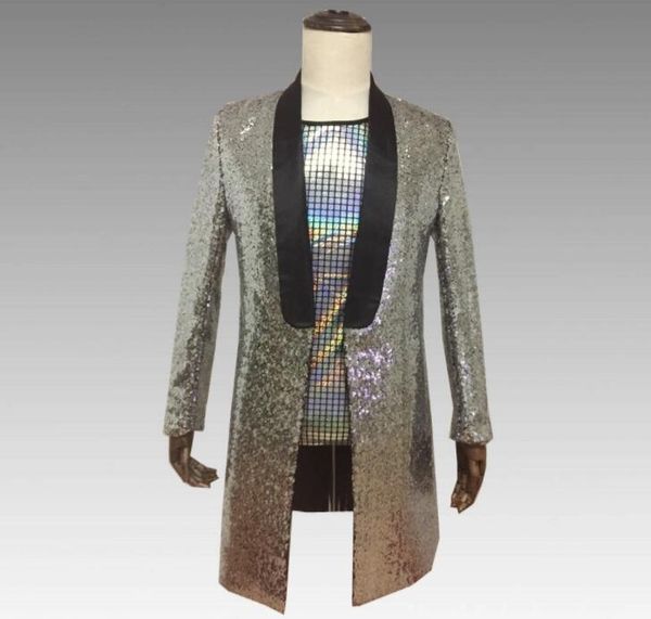 high density sequins clothes men silver suits designs stage costumes for singers long jacket men blazer dance star style dress, White;black
high density sequins clothes men silver suits designs stage costumes for singers long jacket men blazer dance star style dress, White;black