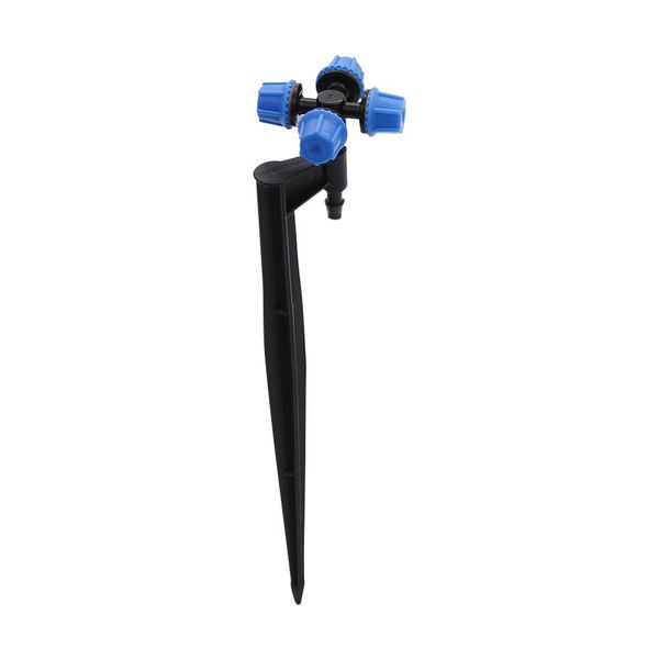 6 sets cross atomization misting nozzles with inserting pole connectors garden agriculture lawn automatic irrigation sprinklers