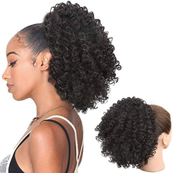 drawstring ponytail hair extension afro kinky curly ponytail puff extension clip in natural hair brazilian hairpiece jerry drawstring ponyta, Black
drawstring ponytail hair extension afro kinky curly ponytail puff extension clip in natural hair brazilian hairpiece jerry drawstring ponyta, Black