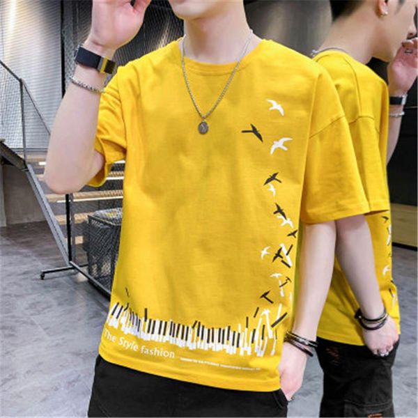 round neck casual men tshirt designer summer loose printing ice silk half sleeve fashion new slim skinny t-shirt male tee clothing, White;black
round neck casual men tshirt designer summer loose printing ice silk half sleeve fashion new slim skinny t-shirt male tee clothing, White;black