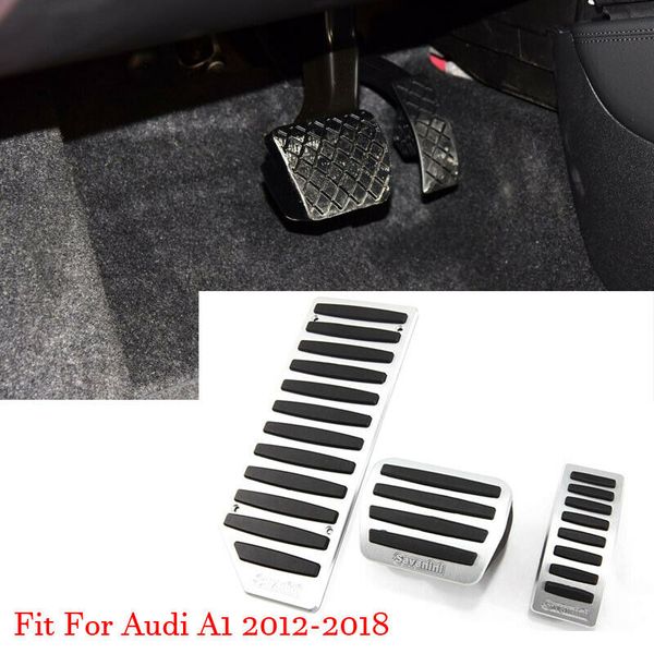 car alloy accelerator gas brake footrest pedal plate pad cover fit for audi a1 2012-18
car alloy accelerator gas brake footrest pedal plate pad cover fit for audi a1 2012-18