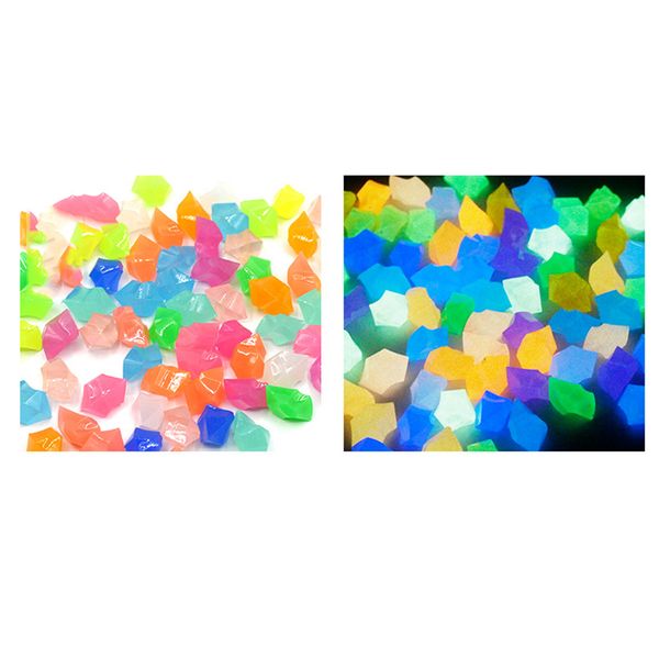 300pcs 14mm luminous stones glow in the dark pebbles glow gravels for yard and walkways decor - colorful
300pcs 14mm luminous stones glow in the dark pebbles glow gravels for yard and walkways decor - colorful