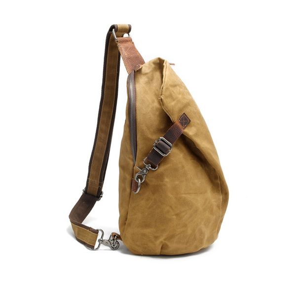 new waterproof wax dyed cloth backpack retro chest bag men's canvas single shoulder bag leisure dumpling type back backpack
new waterproof wax dyed cloth backpack retro chest bag men's canvas single shoulder bag leisure dumpling type back backpack