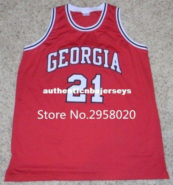 custom #21 dominique wilkins georgia bulldogs basketball jersey red stitched customized any name and number jersey, Black;blue
custom #21 dominique wilkins georgia bulldogs basketball jersey red stitched customized any name and number jersey, Black;blue