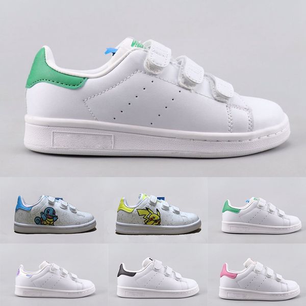 Infants Shoes Children Stan Smith Superstar Girls Child Boys Baby Kids Skateboarding Shoes Casual Carton Smith Sport Shoes Size 24-35