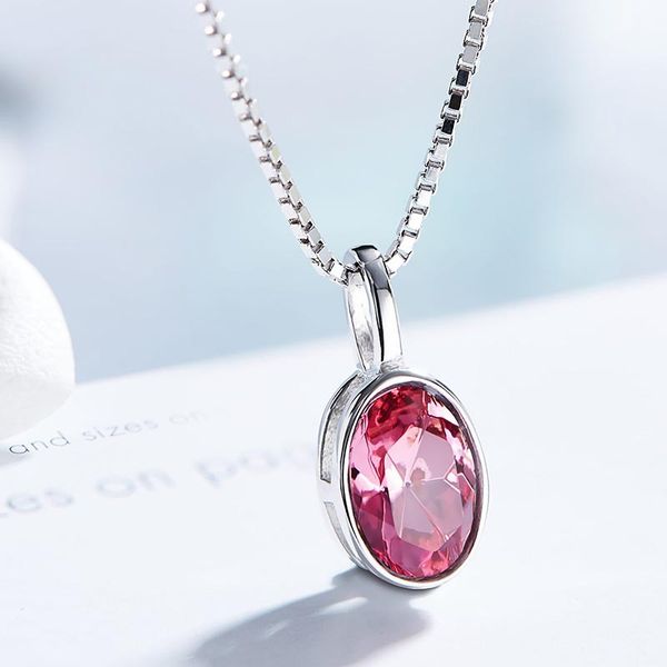 red trees brand 925 sterling silver fine jewelry wedding gift oval shape pendant crystal necklace in silver for young ladies
red trees brand 925 sterling silver fine jewelry wedding gift oval shape pendant crystal necklace in silver for young ladies