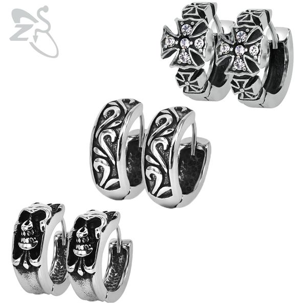 zs punk small hoop earrings skull cross stainless steel jewelry for men hip hop circle cartilage earring biker jewellry 1 pair, Golden
zs punk small hoop earrings skull cross stainless steel jewelry for men hip hop circle cartilage earring biker jewellry 1 pair, Golden