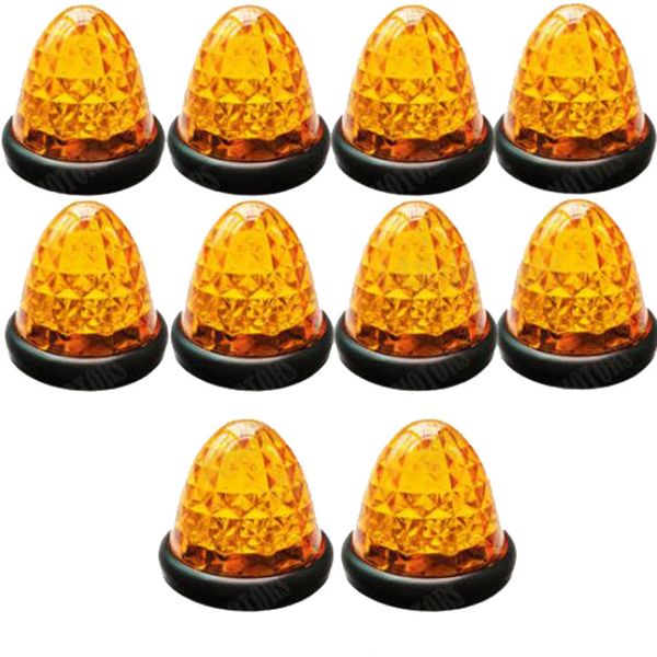 10pcs 16led side marker lights round beehive side lamp for 24v truck trailer cab caravan 5 colors
10pcs 16led side marker lights round beehive side lamp for 24v truck trailer cab caravan 5 colors
