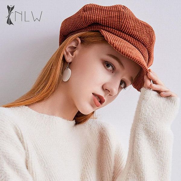 nlw corduroy winter hats for women 2019 autumn streetwear fashion visor hats 5 color black winter newsboy cap female, Blue;gray
nlw corduroy winter hats for women 2019 autumn streetwear fashion visor hats 5 color black winter newsboy cap female, Blue;gray