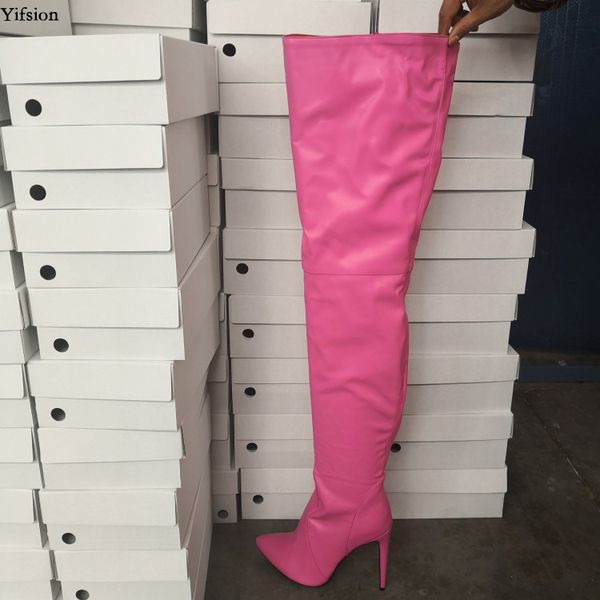 olomm new women spring over the knee boots thin high heels boots pointed toe gorgeous pink party shoes women plus us size 5-15, Black
olomm new women spring over the knee boots thin high heels boots pointed toe gorgeous pink party shoes women plus us size 5-15, Black