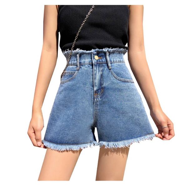 summer new women's jeans loose high waist solid color fashion ripped shorts pocket casual shorts women, Blue
summer new women's jeans loose high waist solid color fashion ripped shorts pocket casual shorts women, Blue
