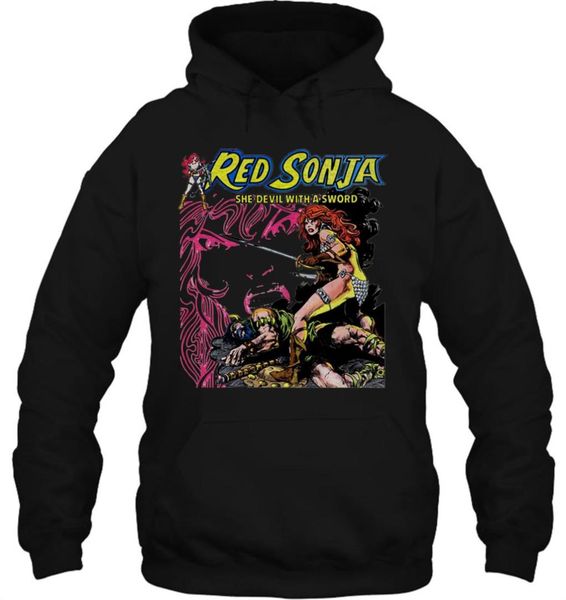 men hoodie red sonja conan the barbarian retro female blend tee women streetwear, Black
men hoodie red sonja conan the barbarian retro female blend tee women streetwear, Black