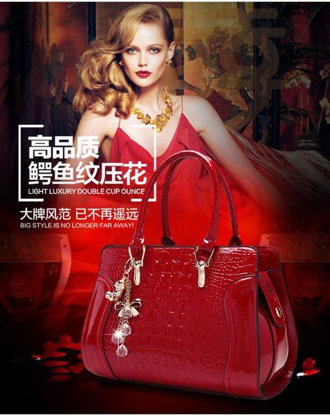 2020 new style crocodile pattern women's fashion handbag hand women's crossbody bag handbags ladies hand bags
