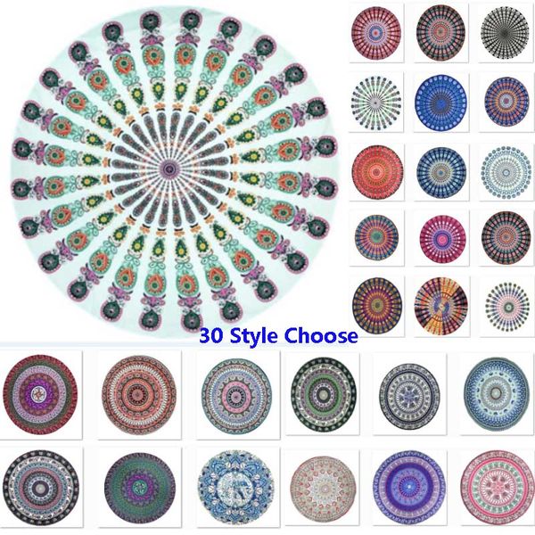 150cm round beach towel mandala peacock bohemia beach blanket women shawl bikini cover ups picnic rug yaga mat 30 designs dhl ship hh7-2009
150cm round beach towel mandala peacock bohemia beach blanket women shawl bikini cover ups picnic rug yaga mat 30 designs dhl ship hh7-2009