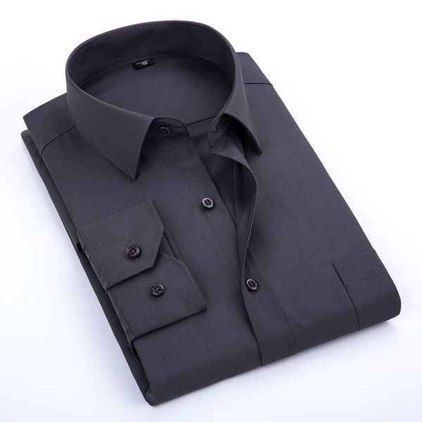 da jauna 2019 new arrival men's casual shirt long-sleeved chest pocket slim fit business big size 4xl n5067, White;black
da jauna 2019 new arrival men's casual shirt long-sleeved chest pocket slim fit business big size 4xl n5067, White;black