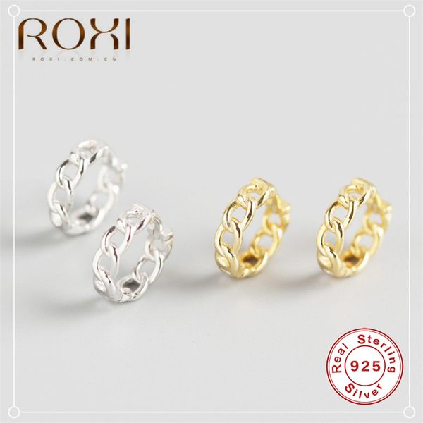 roxi unique chain stud earrings minimalist 925 sterling silver chunky chain round circle earrings for women jewelry punk earring, Golden;silver
roxi unique chain stud earrings minimalist 925 sterling silver chunky chain round circle earrings for women jewelry punk earring, Golden;silver