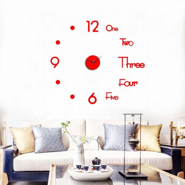 2020 new wall clocks 3d diy clock acrylic mirror stickers home decoration living room quartz needle self adhesive hanging watch
2020 new wall clocks 3d diy clock acrylic mirror stickers home decoration living room quartz needle self adhesive hanging watch