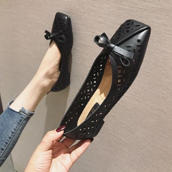 boat shoes casual solid slip-on square toe summer flats plus size 35-41 casual shoes women hollow out ballet slip on, Black
boat shoes casual solid slip-on square toe summer flats plus size 35-41 casual shoes women hollow out ballet slip on, Black