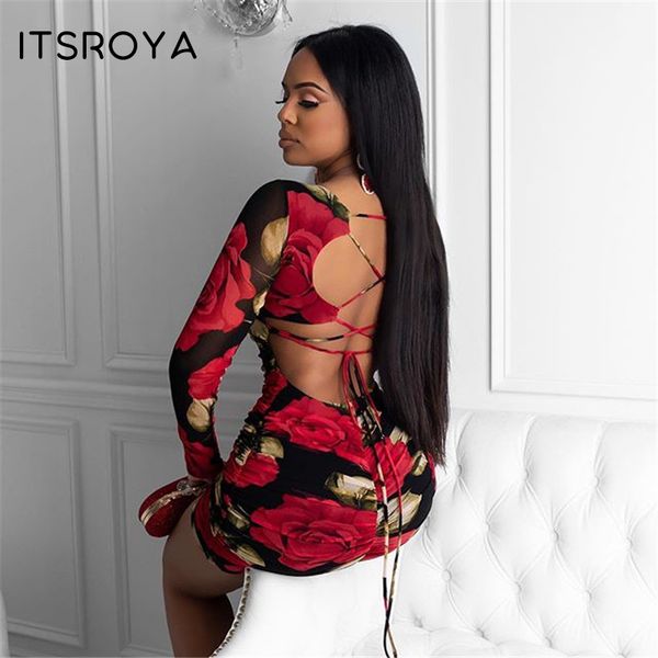 itsroya 2020 bodycon dress 2020 floral print lace up pleated long sheeles hollow out women dress summer short vestido, Black;gray
itsroya 2020 bodycon dress 2020 floral print lace up pleated long sheeles hollow out women dress summer short vestido, Black;gray