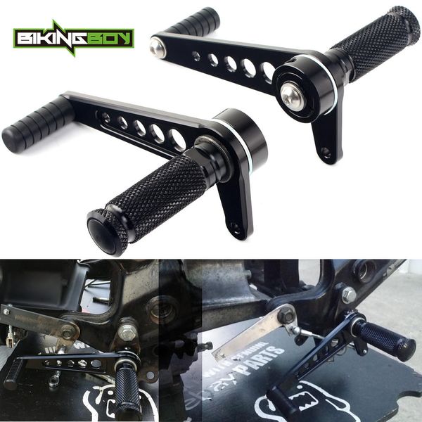 bikingboy universal cnc billet alu rearsets rear set footrest foot peg for cb kz gt yamaha xvs
bikingboy universal cnc billet alu rearsets rear set footrest foot peg for cb kz gt yamaha xvs