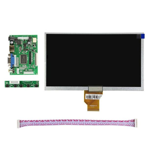 

9 inch 9" tft lcd display module hdmi+vga+2av driver board for raspberry pi 1024*60 replacement parts accessories car