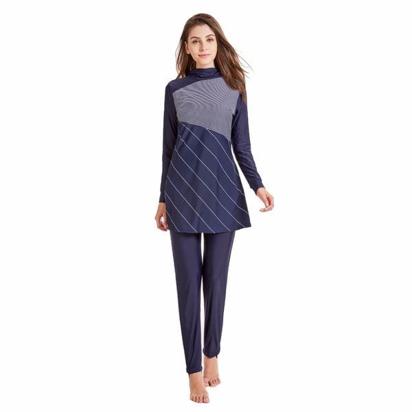 swimwear women 2018 new striped full-cover large size muslim swimsuit, women wear islamic women long swimwear with hijab spf
swimwear women 2018 new striped full-cover large size muslim swimsuit, women wear islamic women long swimwear with hijab spf