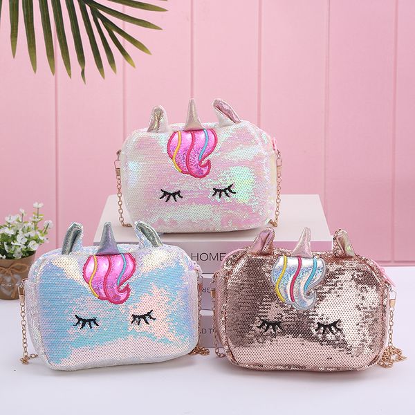 children's new unicorn bling mermaid sequined cute shoulder bag chain cross shoulder bag sequin unicorn pu children
children's new unicorn bling mermaid sequined cute shoulder bag chain cross shoulder bag sequin unicorn pu children
