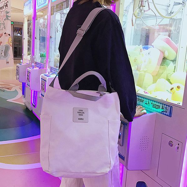 women handbags lightweight large capacity zipper daily korean style adjustable strap shoulder bag canvas reusable causal
women handbags lightweight large capacity zipper daily korean style adjustable strap shoulder bag canvas reusable causal