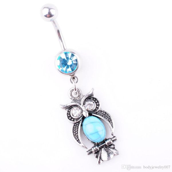 d0696 ( 1 color ) owl item aqua. color navel belly button ring piercing body jewlery 1.6*11*5 8 belly ring body jewelry, Silver
d0696 ( 1 color ) owl item aqua. color navel belly button ring piercing body jewlery 1.6*11*5 8 belly ring body jewelry, Silver