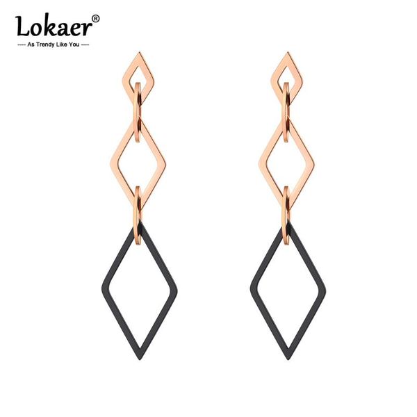 lokaer hyperbole stainless steel rose gold geometric rhombus drop earrings bohemia style creative jewelry for women girls e20063, Silver
lokaer hyperbole stainless steel rose gold geometric rhombus drop earrings bohemia style creative jewelry for women girls e20063, Silver