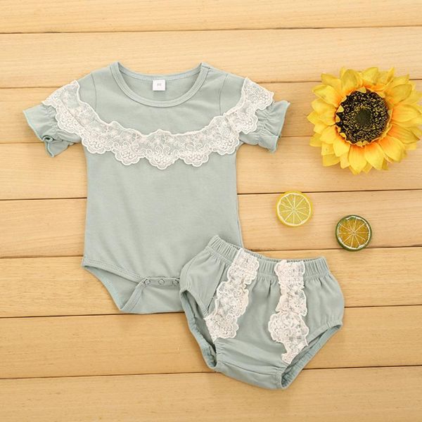 lace patchwork baby girls outfits set summer toddler infant floral lace short sleeve bodysuit shorts set baby clothes 2020, White
lace patchwork baby girls outfits set summer toddler infant floral lace short sleeve bodysuit shorts set baby clothes 2020, White