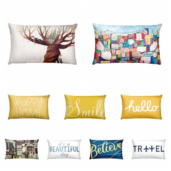 british art cotton linen waist pillowcase hello smile home pillow decoration almofadas decorativas para sofa throw pillow 50*30
british art cotton linen waist pillowcase hello smile home pillow decoration almofadas decorativas para sofa throw pillow 50*30