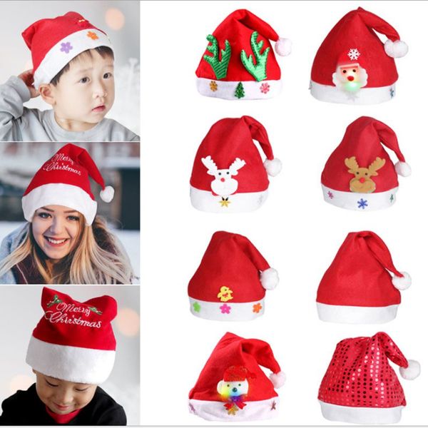 christmas ornaments decoration christmas hats santa non-woven hats women men boys girls cap for party props tj1102
christmas ornaments decoration christmas hats santa non-woven hats women men boys girls cap for party props tj1102
