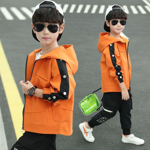 children's clothing boy jacket 2020 new medium and large children's spring and autumn baseball uniform foreign casual jacket, Blue;gray
children's clothing boy jacket 2020 new medium and large children's spring and autumn baseball uniform foreign casual jacket, Blue;gray