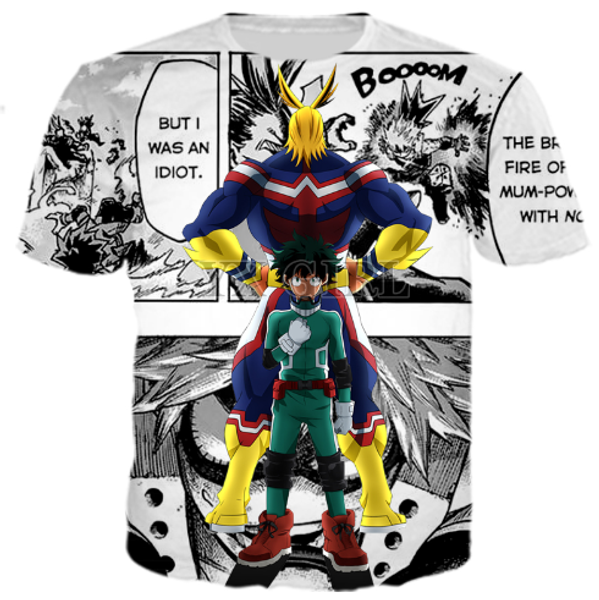 новое аниме boku no hero my hero academia косплей футболка 3d печать мужчины / женщины унисекс летний круглый воротник с коротким рукавом по, White;black
новое аниме boku no hero my hero academia косплей футболка 3d печать мужчины / женщины унисекс летний круглый воротник с коротким рукавом по, White;black