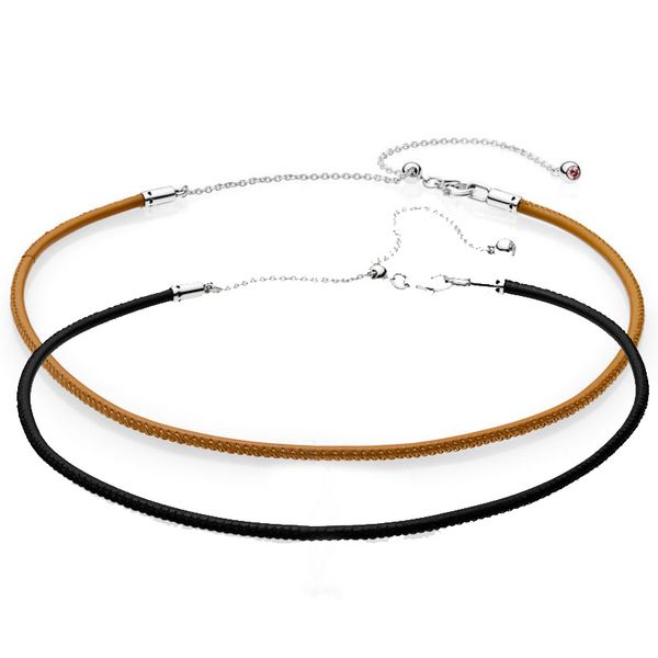 new 925 sterling silver necklace leather choker with adjustable sliding clasp necklace for women wedding gift fine jewelry, Golden;silver
new 925 sterling silver necklace leather choker with adjustable sliding clasp necklace for women wedding gift fine jewelry, Golden;silver