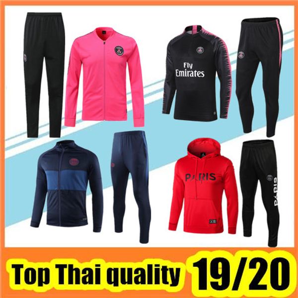 new 2019/20 verratti tracksuit long sleeve mbappe cavani survêtement de football 19/20 mbappe football jacket training suit set, Black
new 2019/20 verratti tracksuit long sleeve mbappe cavani survêtement de football 19/20 mbappe football jacket training suit set, Black