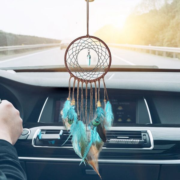 turquoise handmade dream catcher feathers decoration for car, car ornaments and home decor car interior accessories
turquoise handmade dream catcher feathers decoration for car, car ornaments and home decor car interior accessories