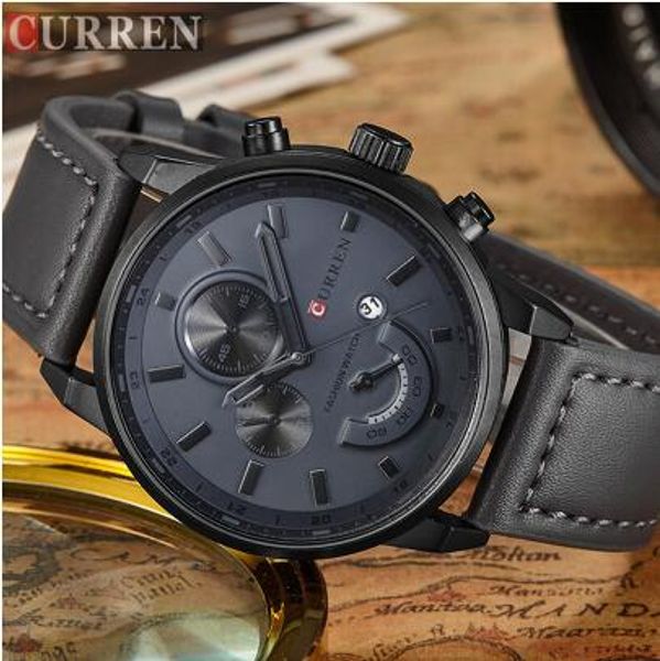 men's fashion casual sport quartz watch mens watches brand luxury leather drop shipping wristwatch male clock curren 8217, Slivery;brown
men's fashion casual sport quartz watch mens watches brand luxury leather drop shipping wristwatch male clock curren 8217, Slivery;brown