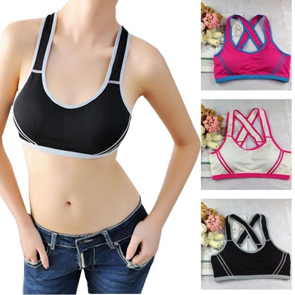 fashion seamless fitness running women padded vest women bandage sportwear underwear sport bra boxing clothes charming, White;black
fashion seamless fitness running women padded vest women bandage sportwear underwear sport bra boxing clothes charming, White;black