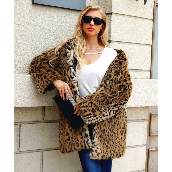 miss m new luxury faux fur coat leopard print winter jacket turn down collar slim women outerwear casaco feminino invierno mujer, Black
miss m new luxury faux fur coat leopard print winter jacket turn down collar slim women outerwear casaco feminino invierno mujer, Black
