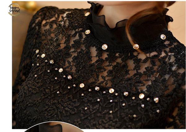 new ruffled collar long sleeve blouses shirts with beaded plus size lace women blouse women clothing blusas femininas 59a0, White
new ruffled collar long sleeve blouses shirts with beaded plus size lace women blouse women clothing blusas femininas 59a0, White