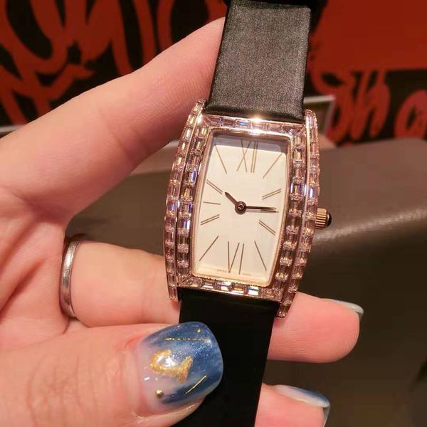 fashion women luxury designer watch rectangle stainless steel leather shining diamond watches nice gift for lady montre femme female clock, Slivery;brown
fashion women luxury designer watch rectangle stainless steel leather shining diamond watches nice gift for lady montre femme female clock, Slivery;brown