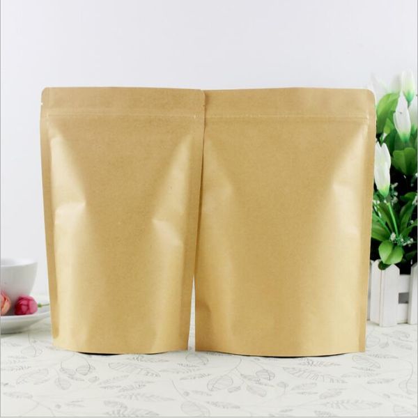 13*21+4 30pcs brown self zip lock kraft paper bags stand up for gifts sweets and candy jewelry retail package paper
13*21+4 30pcs brown self zip lock kraft paper bags stand up for gifts sweets and candy jewelry retail package paper