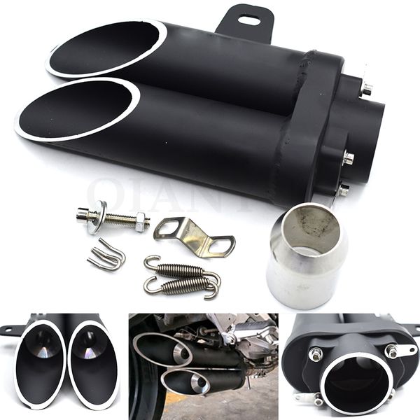 universal 38-51mm motorcycle double tube muffler for pcx125 pcx150 cbf125 cbf600sa cbf1000 cbr125r cbr150r
universal 38-51mm motorcycle double tube muffler for pcx125 pcx150 cbf125 cbf600sa cbf1000 cbr125r cbr150r