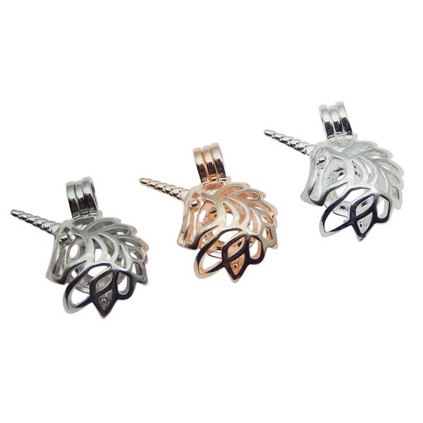 10pcs multicolour pearl cage pendants charm unicorn aromatherapy essential oil diffuser jewelry necklace diy jewelry, Silver
10pcs multicolour pearl cage pendants charm unicorn aromatherapy essential oil diffuser jewelry necklace diy jewelry, Silver