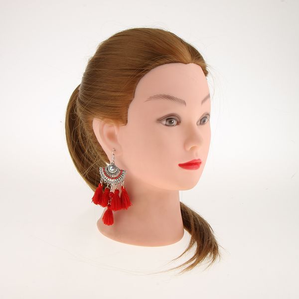 fashion women's bohemian vintage rhinestone tassel dangle hook drop earrings, Golden
fashion women's bohemian vintage rhinestone tassel dangle hook drop earrings, Golden