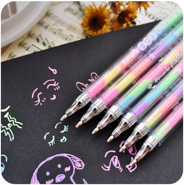 4pcs 6 colors in 1 korean stationery watercolor chalk pen highlighter marker painting pen drawing tools school art supplies
4pcs 6 colors in 1 korean stationery watercolor chalk pen highlighter marker painting pen drawing tools school art supplies