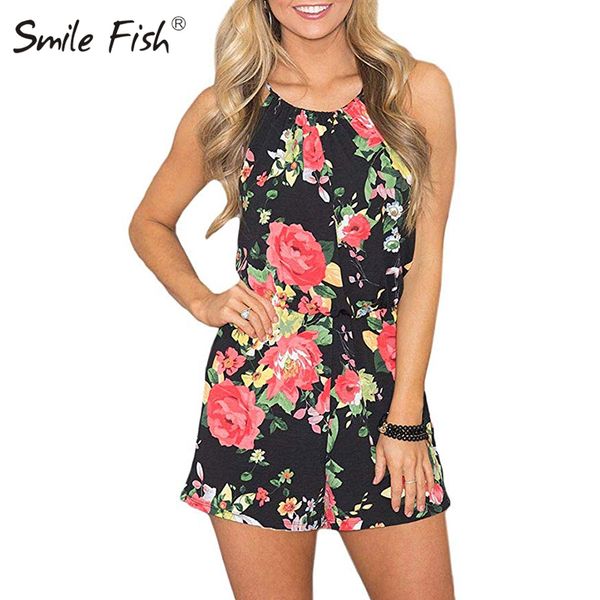 sleeveless halter overalls women playsuit office lady kawaii sweet shorts floral print boho summer beach femme jumpsuit g1458, Black;white
sleeveless halter overalls women playsuit office lady kawaii sweet shorts floral print boho summer beach femme jumpsuit g1458, Black;white
