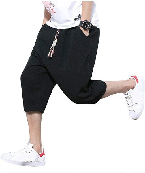 shanghai story men's linen cotton shorts breathable wide leg summer lounge home casual beach pants with pockets 7 color, Black
shanghai story men's linen cotton shorts breathable wide leg summer lounge home casual beach pants with pockets 7 color, Black